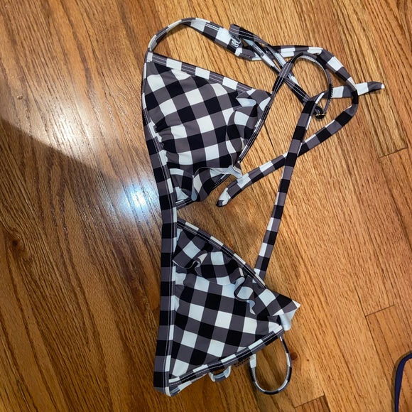 gingham bathing suit top - Picture 1 of 1
